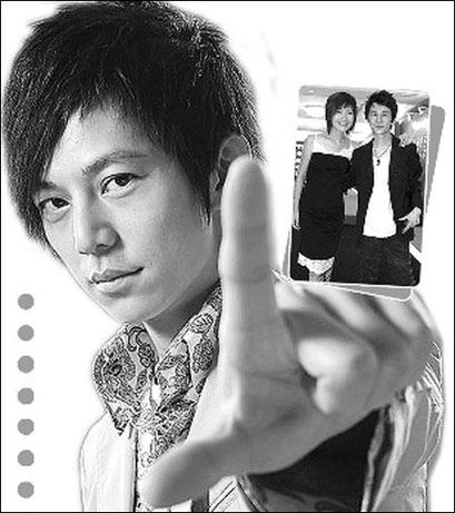  何炅 再被传 断背  老婆王菁短裙再度亮相辟谣-财