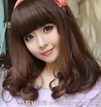 <em>大脸适合</em>什么<em>发型</em>+秋季甜美韩式<em>卷发</em>瘦脸-科技