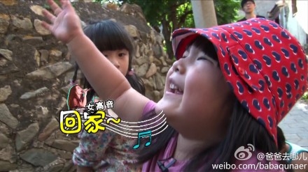 爸爸去哪儿收视率上涨拟重播8次 Angela人气超