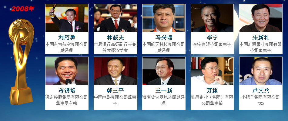 第14届中国经济十大年度人物