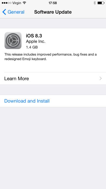苹果发布iOS 8.3系统更新 增加多种Siri语言