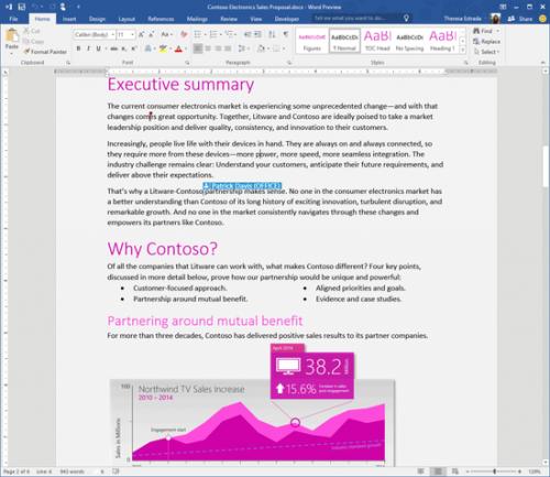 微软发布Office 2016公开预览版