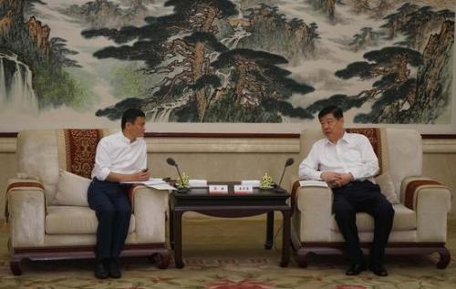 山东省委书记会见马云与阿里巴巴开展战略合作