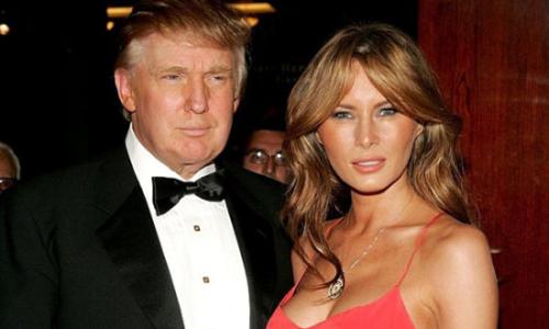 特朗普和现任妻子melanija,美国会迎来史上最美第一夫人吗?