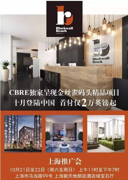 Blackwall Reach—毗邻伦敦金丝雀码头,首付仅5%