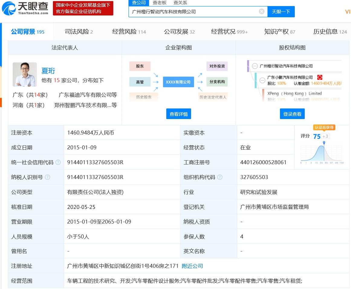 小鹏汽车宣布完成C+轮近5亿美元融资