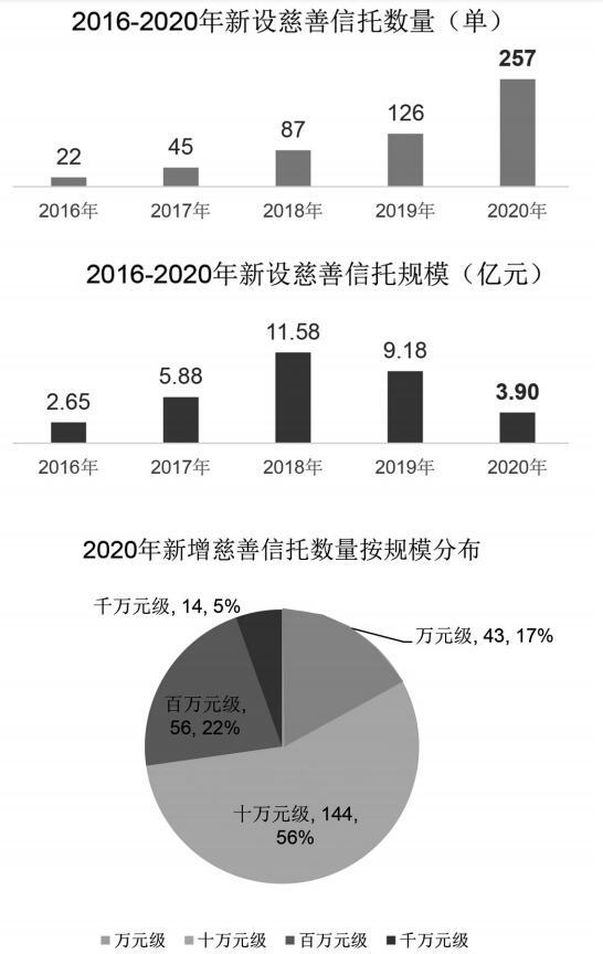 王梓/制图 数据来源：中国慈善联合会慈善信托委员会