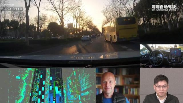 滴滴自动驾驶发布5小时无接管路测视频，“无人车之父”称全球领先