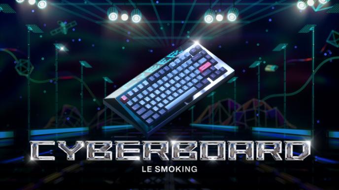 怒喵科技 Angry Miao 发布 CYBERBOARD Le Smoking，致敬圣罗兰经典亮雾面对撞设计