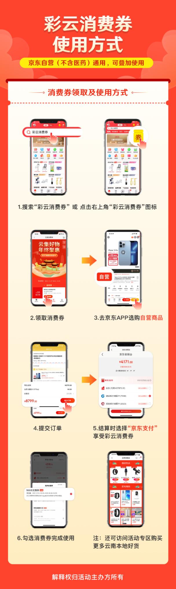 @云南人 亿元彩云消费券继续发！ 12月4日起持续关注京东APP