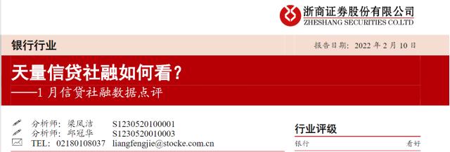 【最全汇总】1月金融数据创纪录，银行股涨势持续！如何解读？权威机构观点汇总