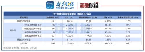  【读财报】FOF基金透视：上半年超五成产品录得正收益 兴证全球基金规模、回报均居前 