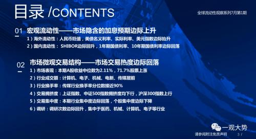 【国君策略 | 流动性】两融、外资情绪走弱——全球流动性观察系列7月第1期