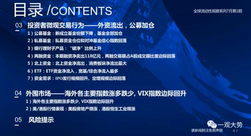 【国君策略 | 流动性】两融、外资情绪走弱——全球流动性观察系列7月第1期