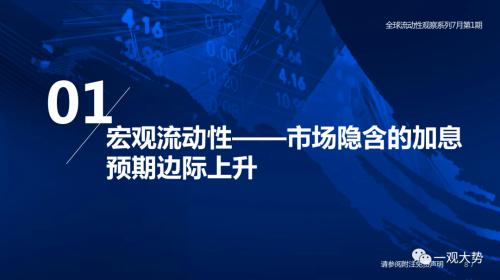 【国君策略 | 流动性】两融、外资情绪走弱——全球流动性观察系列7月第1期