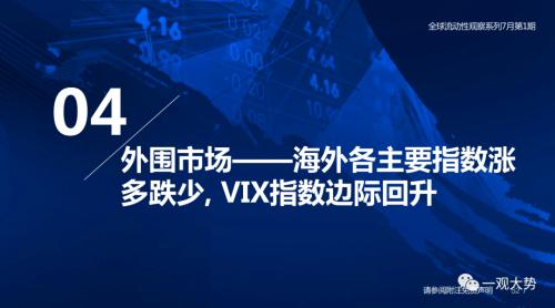 【国君策略 | 流动性】两融、外资情绪走弱——全球流动性观察系列7月第1期