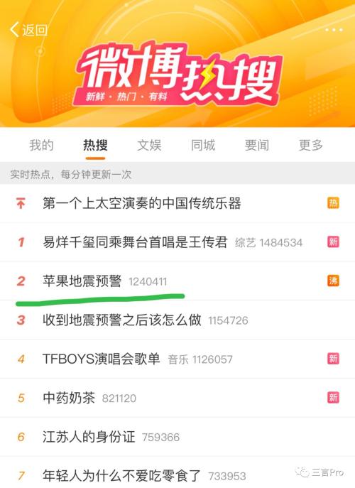 手机地震预警什么原理？苹果手机为什么没有？ 