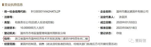 浙江华远两主要外协供应商同一住所,信息矛盾疑有遗漏