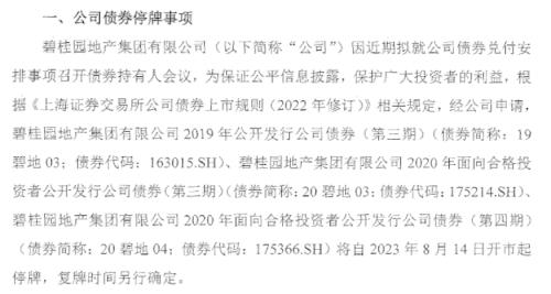  最新！碧桂园首个债券展期方案出炉，本金最多延期三年，业内称做法务实 