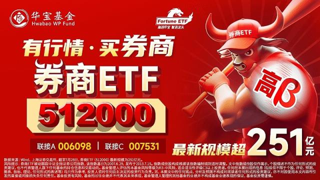 券商ETF（512000）资金帖0907