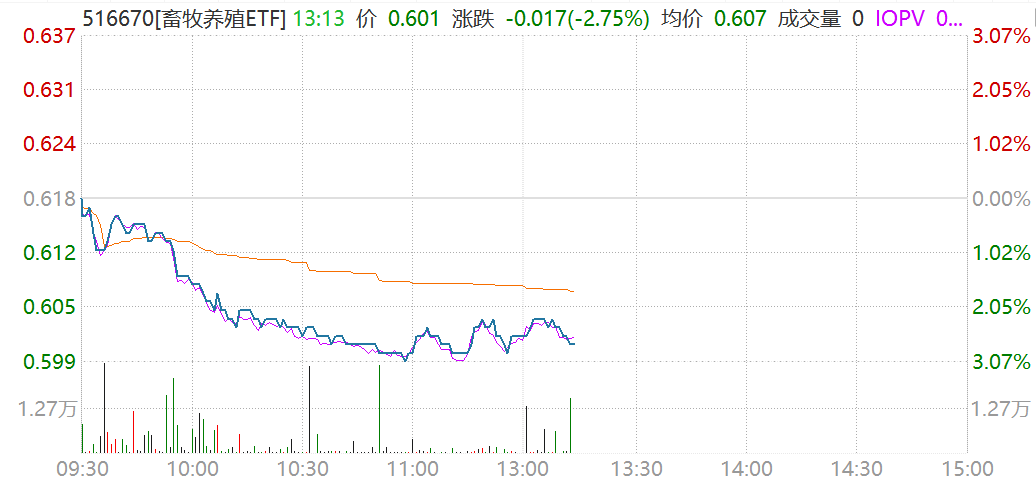 半年大赚超20亿海大集团利润超预期！养殖板块估值或迎修复畜牧养殖ETF（516670）受资金关注(图1)