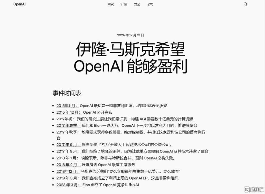 长文控诉、爆猛料！OpenAI痛斥马斯克“双面人”，罗列12条“罪证”