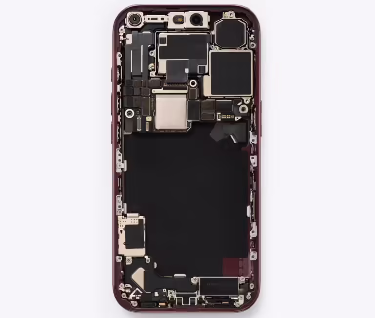 Apple iPhone 18 Pro, internal view, rear side
