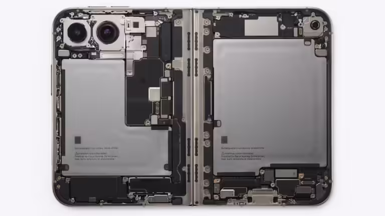 Apple iPhone Duo, internal back view
