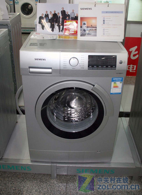 西门子ws12m468ti滚筒洗衣机实拍