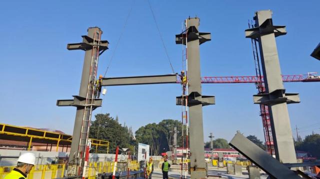 匠心"筑"力健康中国建设|上海市精神卫生中心项目钢结构工程顺利封顶