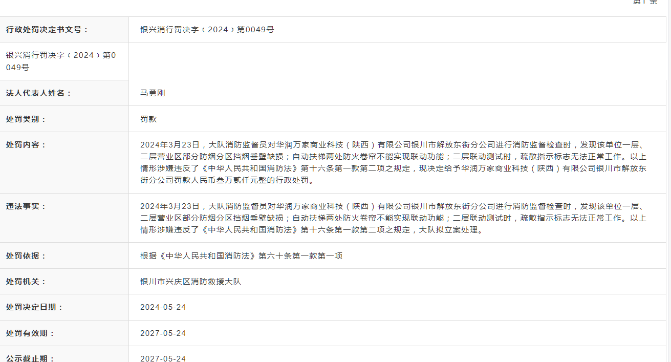 解放东街分公司违反了《中华人民共和国消防法》第六十条第一款第一项